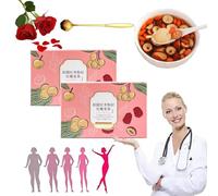 Ginger Jujube Tea with Brown Sugar, Brown Sugar Ginger Jujube Tea, Longan Red Date Brown Sugar Ginger Tea, Nourish and Maintain Health (2 Box)