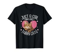 Ginger Kitten Domestic Cat Lover Lady Girl Orange Tabby Cat T-Shirt