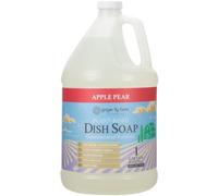 Ginger Lily Farms Botanicals Plant-Based Liquid Dish Soap, Concentrated Formula with Max Grease Cleaning Power, Cruelty-Free, Apple Pear Scent, 1 Gallon Refill (128 Fl. Oz.)