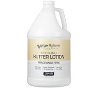 Ginger Lily Farms - Club & Fitness Butter Soothing Lotion for Dry Skin, 100% Vegan & Cruelty Free, Fragrance Free, 3.5L