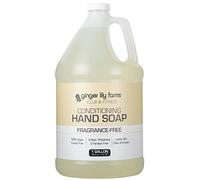 Ginger Lily Farms Club & Fitness Conditioning Liquid Hand Soap, 100% Vegan & Cruelty Free, Fragrance Free, 1 Gallon