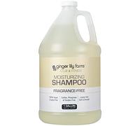 Ginger Lily Farms Club & Fitness Moisturizing Shampoo for All Hair Types, 100% Vegan & Cruelty-Free, Fragrance Free, 1 Gallon (128ml) Refill