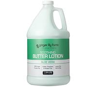 Ginger Lily Farms Club & Fitness Soothing Lotion for Dry Skin, 100% Vegan and Cruelty Free, Aloe Vera Fragrance, 1 Gallon