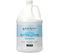 Ginger Lily Farms Club & Fitness Soothing Shea Butter Lotion for Dry Skin, 100% Vegan and Cruelty Free, Rainwater Fragrance, 1 g