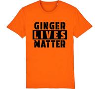 Ginger Lives Matter Ginger Red Head Person T-Shirt, XX-Large, Orange