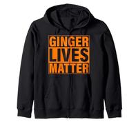 Ginger Lives Matter St. Patrick Day Drinking Zip Hoodie