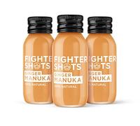 Ginger + Manuka Honey - 12 x 60ml - boosts Immunity - Anti-inflammatory, Treats nauseas - Organic - Cold Pressed