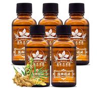 Ginger Massage Oil - Spa Massage Oils Plant Essential Oil - Lymphatic Drainage Ginger Essential Oil (5 Pack)