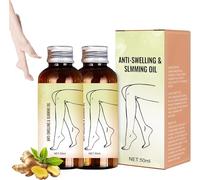 Ginger Massage Oils,Firming Body Massage Oils,Anti-Swelling & Slmming Oil,Reduce Leg Swelling Naturally for Women and Men