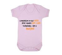 Ginger Mutation Gene Mcr1 Statement Baby Grow Vest, 0-3 Months, Pastel Pink