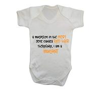 Ginger Mutation Gene Mcr1 Statement Baby Grow Vest, 6-12 Months, White