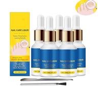 Ginger Nail Care Oil, Cuticle Care Oil, Strengthening Nail Serum with Natural Plant Extracts for Healthy Nails, Fast Absorbing, Non-Greasy Formulated, Helps Repair Weak and Discolored Nails. (5PCS)