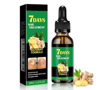 Ginger Nail Treatment - 7-Day Ginger Cuticle Treatment Oil, Nail Repair Serum, Strengthens, Nourishes, and Lasts