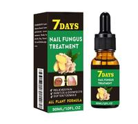 Ginger Nail Treatment - 7 Days Nail Fungus Treatment for Toenail & Fingernails，Natural Antifungal Formula for Nail Care, Support & Relief from Toenail Fungus, Fast-Acting, Long-Lasting Result (Green)