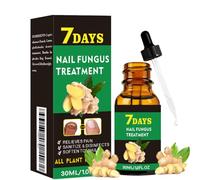 Ginger Nail Treatment - 7 Days Nail Fungus Treatment, Ginger Fungal Nail Treatment for Toenail and Fingernail, Ginger Nail Growth Serum, Toenail Cuticle Care Oil Care