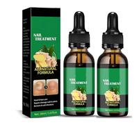 Ginger Nail Treatment Nail Support Nail Care, NailTreatment,Ginger NailGrowth Serum, Ginger NailTreatment, Ginger Cuticle Care Oil for DamagedNails (2pcs, 30ml)