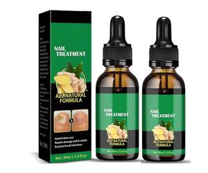 Ginger Nail Treatment Nail Support Nail Care, NailTreatment,Ginger NailGrowth Serum, Ginger NailTreatment, Ginger Cuticle Care Oil for DamagedNails (2pcs, 30ml)