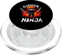Ginger Ninja Cartoon PopSockets PopGrip for MagSafe