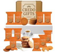 Ginger Nuts Biscuits Gift Set Hamper - 10 Individually Wrapped Cookies - Afternoon Tea Snack Hamper - Biscuit Gift Set for Adults - Special Presents for Men & Women