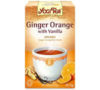 Yogi Tea Organic Ginger Orange Tea with Vanilla 17 Tea Bags