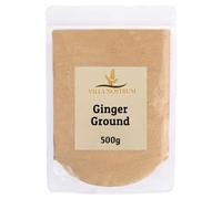 Ginger Powder 500g by Villa Nostrum - Ginger Ground, Pure and Aromatic Spice, Cooking Baking, Raw, Vegan