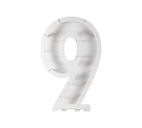 Ginger Ray Balloon Mosaic Number 9 Birthday Party Decoration