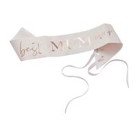 Ginger Ray 'Best Mum Ever' Mother's Day Rose Gold Foiled Sash