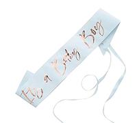 Ginger Ray Blue and Rose Gold Foiled It’s A Baby Boy Baby Shower Mummy to be Sash - Twinkle Twinkle