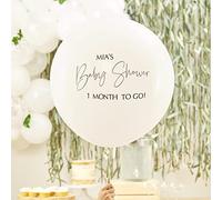 Ginger Ray - Botanical Baby Shower Balloon With Foliage