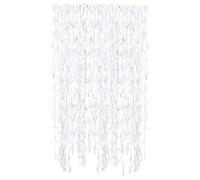 Ginger Ray Botanical Wedding White Leaf Foliage Curtain Backdrop - 100m