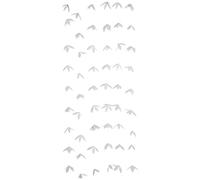 Ginger Ray Botanical White Origami Flower Wedding Backdrop 10 Strands, Paper