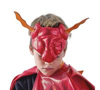 Ginger Ray Boys Red Dragon Mask with Scales and Horns for Birthdays & Costume Parties Age: 3-7 Years