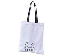 Ginger Ray Bride to Be Hen Party Canvas Tote Gift Bag, 36cm (H) x 31cm (W)