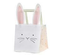 Ginger Ray Easter Pastel Bunny Rabbit Paper Party Bags with pop-out Feet - 5 Pack