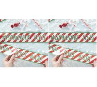 Ginger Ray Christmas Naughty Novelty Caution Tape - 6 Metre - Novelty Christmas (Pack of 2)