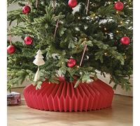Ginger Ray Christmas Tree Red Honeycomb Skirt Decoration