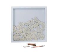 Ginger Ray Cloud Drop Top Frame Baby Themed Guest Book - Hello World