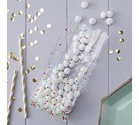 Ginger Ray Colourful Spotty Cellophane Party Baking Bags 10 Pack