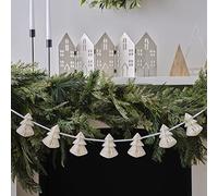 Ginger Ray Cream Honeycomb Christmas Tree Paper Party Decoration Garland. 2 Metres, in Length, NN-117