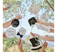 Ginger Ray Customisable Wedding Photo Booth Props