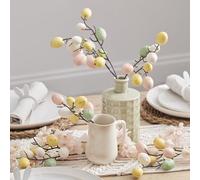 Ginger Ray Easter Artificial Twig Stems & Pastel Speckled Eggs Centrepiece Decoration - 5 Stems