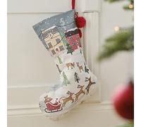 Ginger Ray Fabric Christmas Stocking Holder for Adults and Kids 45cm, 18inch in Height, MLC-155