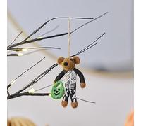 Ginger Ray Felt Skeleton Bear Hanging Ornament Halloween Tree Decoration