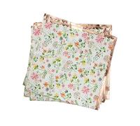 Ginger Ray Floral & Rose Gold Foiled Paper Party Napkins - 16 Pack - Ditsy Floral