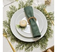 Ginger Ray Foliage Christmas Place Mat Table Decoration, Pack of 4, RUS-102