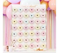 Ginger Ray Giant Donut Wall Display Stand Mix it Up,64cm wide and 84cm high
