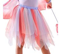 Ginger Ray Girls Butterfly Tutu with Red, Pink & Lilac Tulle for Birthdays & Costume Parties Age: 5-7 Years