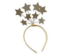 Ginger Ray Girls Christmas Tree Cape, Headband & Wand Dress Up for Costume Parties,22cm , Gold