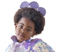 Ginger Ray Girls Purple Holographic Sequin Mermaid Shell Headband for Birthdays & Costume Parties One Size