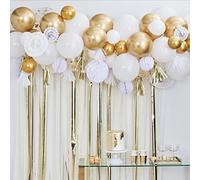 Ginger Ray Gold Balloon and Fan Garland Party Backdrop Mix